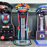 Machine de jeu d'arcade de boxe électronique personnalisée en gros, à monnayeur, pour salle de sport