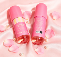 KOSY MOSY Brume Corporelle Écologique Luxueuse et Mignonne Macaron Fraise 90ml Parfum Longue Durée Doux Fruité Jasmin Floral