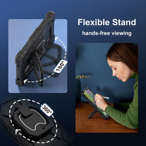 Étui pour tablette <span class=keywords><strong>hybride</strong></span> robuste pour Samsung Galaxy Tab A9 8.7 <span class=keywords><strong>pouces</strong></span> X110/X115/X117 avec support rotatif à 360 angles de vision multiples - Product Image 4