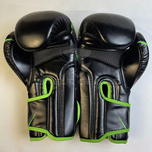 2024 Venta superior de alta calidad 8oz 12oz Correa deportiva Guantes de boxeo de cuero PU para adultos Etiqueta privada El mejor precio para artes marciales - Product Image 1