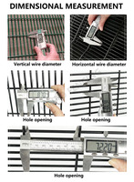 Panel Pagar Kawat Berduri Anti Panjat Berlapis PVC Galvanis dan Diperkeras Panas, Tinggi 8ft, untuk Keamanan Perimeter