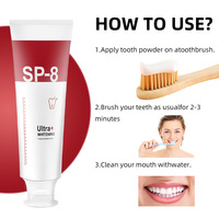 Dentifrice Probiotique SP-8 Sans Fluor 120g – Fraîcheur, Protection des Gencives, Blanchissant, Dents Sensibles, Anti-Caries, Nettoyage en Profondeur