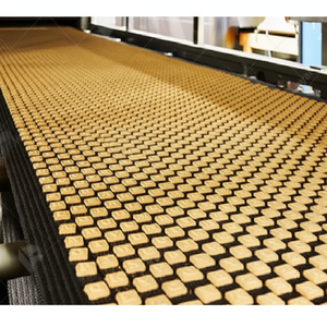 Máquina para hacer galletas con motor para tienda de alimentos Nueva máquina de procesamiento de galletas rotativa completamente automática para uso en panadería y más - Product Image 1