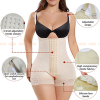 Logotipo personalizado Fagas Colombianas Moldeadoras Butt Lifter Body Shaper Fagas Para Mujer Postparto Faja BBL Fajas para Mujer