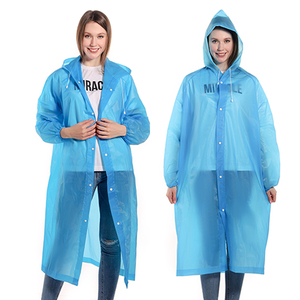 Ingrosso colore personalizzato lungo EVA <span class=keywords><strong>impermeabile</strong></span> da <span class=keywords><strong>donna</strong></span> vendita calda <span class=keywords><strong>Poncho</strong></span> <span class=keywords><strong>impermeabile</strong></span> con Logo decorazione antipioggia per tutte le occasioni - Product Image 4