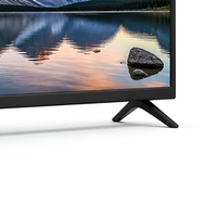 Televisor Inteligente LED Android de 24 Pulgadas con Pantalla Full HD, Pantalla Ancha, Monitor de Entretenimiento para Interiores, Carcasa Negra