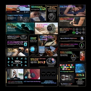 Blackview W50 Smartwatch ATS3085L 128Mb <b>FLASH</b> 56g 1.39inch O47.5*14.5mm 370mAh Power Wrist Heart Rate Monitor Pulse Blood Oxygen - Product Image 3