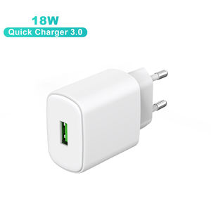 Chargeur 18W QC QC3.0 Chargeur rapide USBA Accessoires pour appareils électroniques Adaptateur chargeur universel pour téléphone portable Chargeur mural 18w - Product Image 4