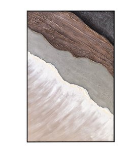 Arte originale fabbrica moderna 3D Texture onda parete arte Custom dimensioni <span class=keywords><strong>tela</strong></span> arte arte onda pittura astratta paesaggio marino - Product Image 6