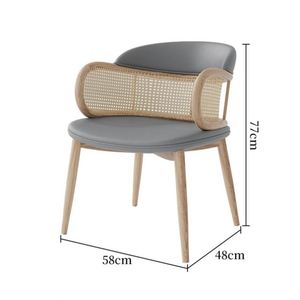 ชุดโต๊ะและเก้าอี้ร้านอาหารไม้หรูหราทันสมัยสำหรับขายส่ง เฟอร์นิเจอร์ร้านกาแฟ ชุดเก้าอี้รับประทานอาหารเชิงพาณิชย์ - Product Image 6