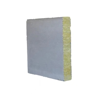Panneau composite ignifuge et isolant thermique pour murs extérieurs, style industriel, en ciment, mortier et laine de verre