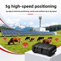 Traceur GPS solaire 4G pour bétail, positionnement multi-précis, alerte géofence, étanche IP67, personnalisation disponible