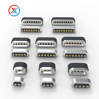 Conector Magnético de Alta Succión de 2 3 4 5 6 7 8 9 Pines, Conector Magnético de Carga de Energía Macho y Hembra de 12V3A