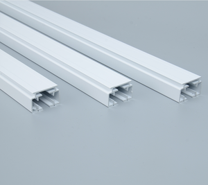 Chất Lượng Cao Duy Nhất Nhôm Rèm Theo Dõi Thiết Kế Hiện Đại Đường Sắt Cho Trần Và Tường Rèm Phụ Kiện - Product Image 4