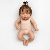 Muñeca Bebé Reborn de 18 Pulgadas, Simulación Realista de Recién Nacido, Juguete Infantil Pintado a Mano, Regalo Coleccionable para Niños