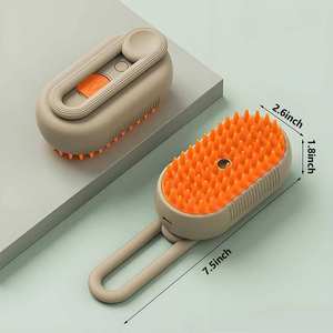 แปรงกำจัดขนสัตว์เลี้ยง, แปรงไฟฟ้าสำหรับแมวและสุนัขแบบ 3 in 1 พร้อมสเปรย์และนวด, หวีสำหรับดูแลขนหลุดร่วง - Product Image 6