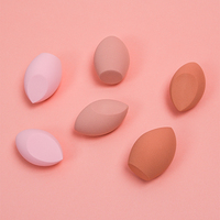 Éponge de maquillage lavable Dongshen, forme personnalisée, sans latex, pour poudre, marque privée