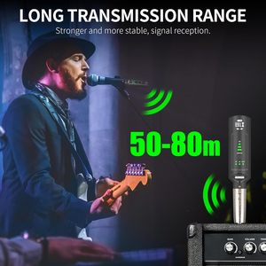 Bộ phát và thu không dây XLR XTUGA SF-1, bộ phát thu không dây UHF cho guitar, dùng được với micro có dây - Product Image 5