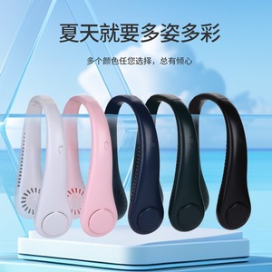 พัดลมคอไร้ใบพัดแบบพกพา ชาร์จผ่าน USB ใช้พลังงานจากมินิเทอร์ไบน์ เหมาะสำหรับใช้งานกลางแจ้ง - Product Image 3