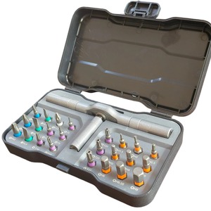 Juego de destornilladores de trinquete Hengfeng 24 en 1 con puntas magnéticas para herramientas de reparación en el hogar - Product Image 2