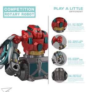 Robot de combat multijoueur télécommandé, câble USB interactif inclus, jouet électrique pour combat de boxe à deux joueurs pour enfants - Product Image 5