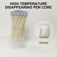 100 PCS Recharges de stylos effaçables à la chaleur pour tissu, stylos à encre invisible pour la couture et le matelassage, marqueurs pour tissu