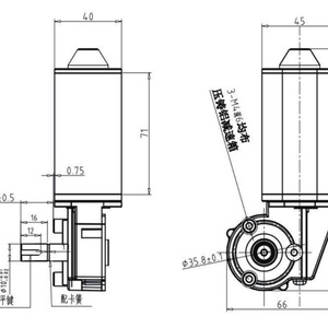 Light Duty High Torque DC <b>Worm</b> Motor Fit Sweeper Cleaner and Packaging Sealing Machine - Product Image 6