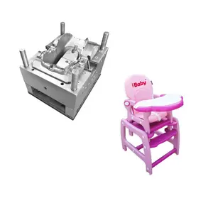 台州热销塑料玩具模具婴儿饮食座椅带托盘椅子模具二手儿童椅造型