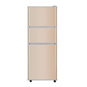 Réfrigérateur Congélateur <span class=keywords><strong>Multi</strong></span> Room Gold 158L Frozen Réfrigérateur triple <span class=keywords><strong>porte</strong></span> grande capacité Vente en gros bon marché Meilleur réfrigérateur pour la maison - Product Image 5