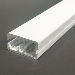 Rail inférieur pour store enrouleur en alliage d'aluminium 34x17mm, épaisseur 2.0mm, robuste, pour accessoires de rail de rideau - Product Image 1