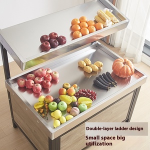 Leadshow SP-15 hiện đại hai mặt Gondola Kệ nhiệm vụ nặng nề Acryl vật liệu kim loại siêu thị kệ trưng bày cửa hàng sử dụng sàn - Product Image 3