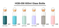 Gobelet en verre pour café glacé, design classique, réutilisable, anti-fuite, sans BPA, non toxique, sûr, écologique, bouteille d'eau, OEM et ODM disponibles