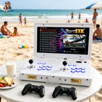 Console d'arcade portable 2026 avec écran 21 pouces, 30000 jeux, Pandora Box DX, 2 joueurs, pliable, rétro, pour bar