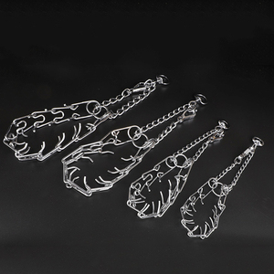 कुत्तों के लिए त्वरित रिलीज स्नैप के साथ क्रोम प्लेटेड स्टील ट्रेनिंग प्रोंग कॉलर - Product Image 2