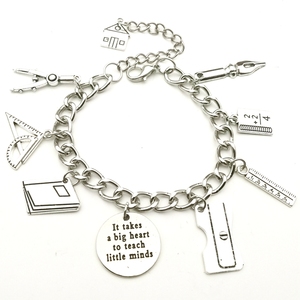 Braccialetto Mini Zainetto: Il Coraggio di Insegnare ai Bambini a Pensare - Braccialetto con Targhetta, Regalo, Souvenir, Accessori Moda Educativi - Product Image 2