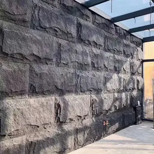 Искусственная 3D Pu Грибная каменная стеновая панель полиуретановая каменная стеновая панель плесень 3D полиуретан