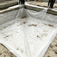 Композитная геомембрана (HDPE/LDPE) для защиты от проникновения и разрывов, прочная, водонепроницаемая, для прудов, рыбоводческих хозяйств, плотин, оснований и укрепления грунта