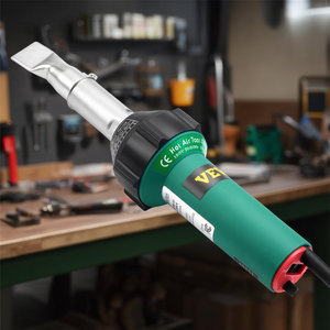 Soudeuse à air chaud VE 1600W pour PVC TPO vinyle avec 11 accessoires, pistolet thermique, torche 230V 50/60Hz, nouveau modèle D0100HRI6S8 - Product Image 2