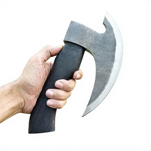 Couteau à pizza de qualité supérieure, lame forgée en acier au carbone, manche en bois, outil de cuisine pour boulangerie, pizzeria, fournisseur - Product Image 1