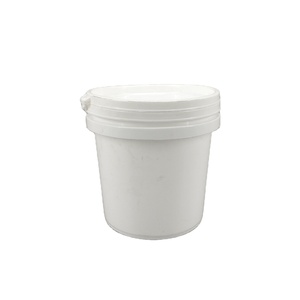 Vente en gros directe d'usine de 1 litre seau en <span class=keywords><strong>plastique</strong></span> blanc bidons blancs bouteilles de crème avec poignée et couvercle en <span class=keywords><strong>plastique</strong></span> - Product Image 1