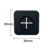 Patchs pour écouteurs en PVC noir les plus vendus, patchs personnalisés pour les trous des écouteurs pour vêtements