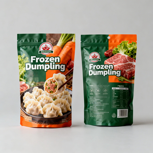 Proveedor Chino de Bolsas de Embalaje de Plástico Laminado para Alimentos Congelados, Bolsa para Empacar Dumplings Congelados con Logotipo Personalizado - Product Image 4