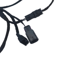 Kustom 12V 40A soket relai otomatis Harness kabel dengan 2 cara disegel Pria Wanita konektor kabel