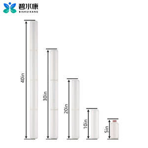 10 ''<span class=keywords><strong>PP</strong></span> xếp li lọc 1 <span class=keywords><strong>micron</strong></span> và 0.2 <span class=keywords><strong>micron</strong></span> đánh giá Polypropylene lọc nước Hệ thống lọc - Product Image 5