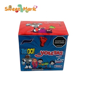 Sucettes Halal aux Fruits Yoletas en Forme de <span class=keywords><strong>Pied</strong></span> avec <span class=keywords><strong>Poudre</strong></span> Pétillante - Product Image 3