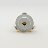 Avertisseur sonore piézoélectrique passif rond de 36 mm à montage traversant avec fils, en plastique, pour machine-outil et alarme d'avertissement de coffret de commande