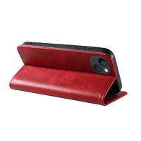 Funda Tipo Cartera de Cuero PU Premium para iPhone 13 - Funda con Soporte para Teléfono, Ranuras para Tarjetas, Cierre Magnético y Protección Contra Impactos