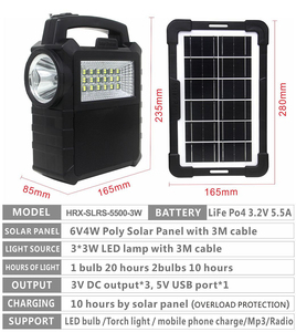 Năng lượng mặt trời trạm phát điện hệ thống chiếu sáng Kit năng lượng mặt trời hệ thống chiếu sáng nhà năng lượng mặt trời LED đa quốc gia đài phát thanh hệ thống chiếu sáng nhà - Product Image 3