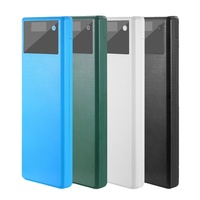 Kit de boîtier de batterie externe détachable 10 cellules 18650 avec interface d'entrée Type-C, charge rapide sans soudure, modèle Q10 FeGobe, moulage privé