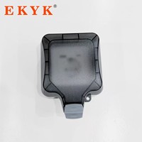 Prise murale industrielle étanche IP66 en ABS pour extérieur EK21-SRA+C 16A 1-gang USB Type-C à montage en surface Type 86